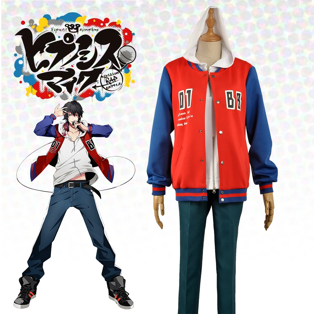 

Japanese Voice Actor Division Rap Battle Yamada Ichiro Hypnosis Mic Buster Bros!!! MC.B.B Uniform Outfit Cosplay Costume
