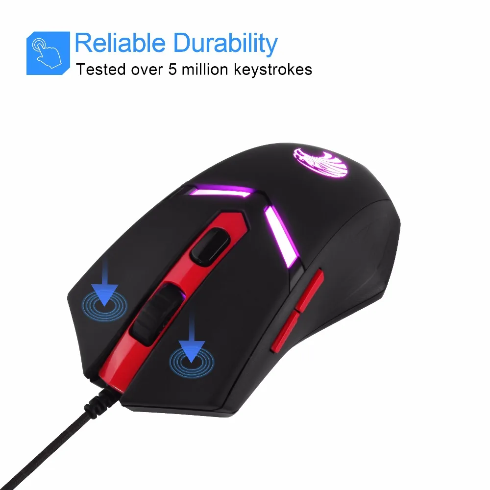 4. gamer mouse backlit