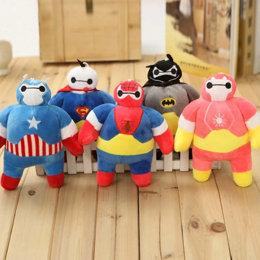 cosplay Baymax Robot Big Hero 6 Cartoon Movie Plush Dolls Toy Baymax