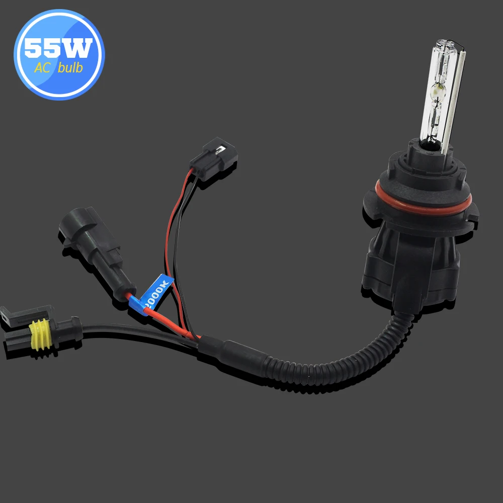 Buildreamen2 55 Вт 9007 HB5 Биксеноновая Лампа Hi/Lo 3000K 12000K 12 В автомобильная фара HID