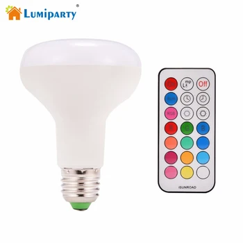 

Lumiparty 10W E27 RGBW LED Bulb Light Color Changing with 21 Key Remote Control Dimmable Mood Lighting Lamp AC85-265V
