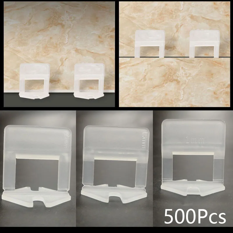 Comprar 500 Uds sistema de nivelación de azulejos de cerámica de plástico Alicates para clips Kit de herramientas niveladoras de azulejos de pared carrelage para herramientas de mosaico