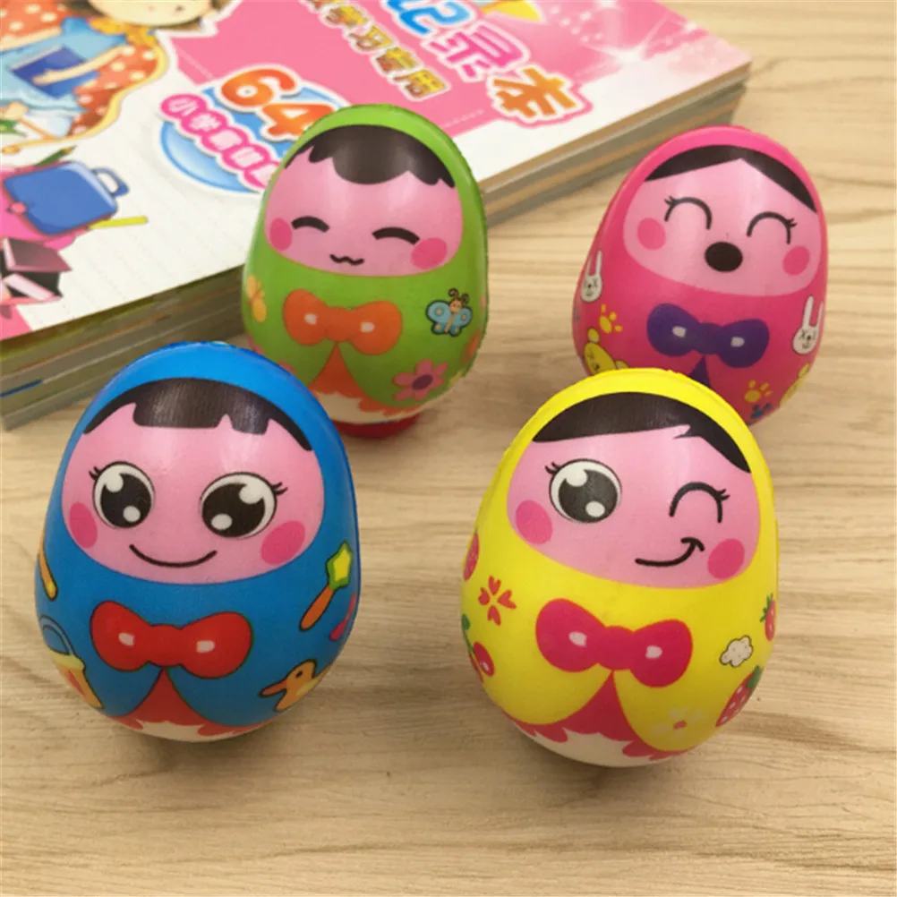 

Emoji Expressions Tumbler PU Toys Slow Rebound Dolls Creative Early Educational Toy