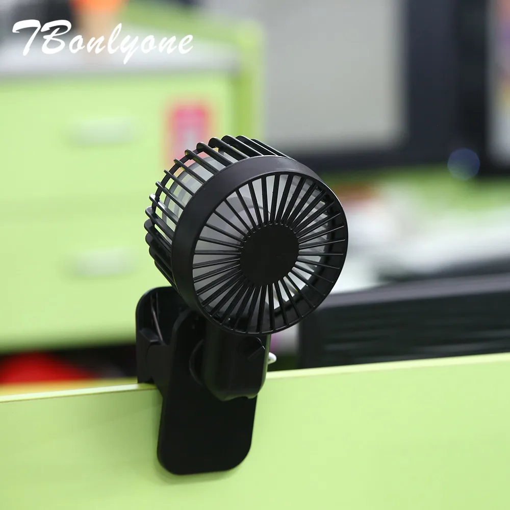 TBonlyone 3 скорости вентилятора с зажимом Многофункциональный Регулируемый USB вентилятор без Батарея Электрический мини-вентилятор с USB для за пределами офиса