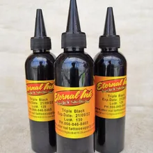 3 бутылки 8 унций татуировки чернила набор пигментов искусство тела 230 мл черный постоянный пигмент красивого оттенка аксессуары