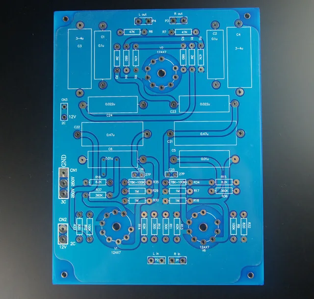 

LITE LS22 PCB Tube Preamplifier PCB 12AX7 Pre-Amp Empty Board Based on C22 Amplifier Circuit