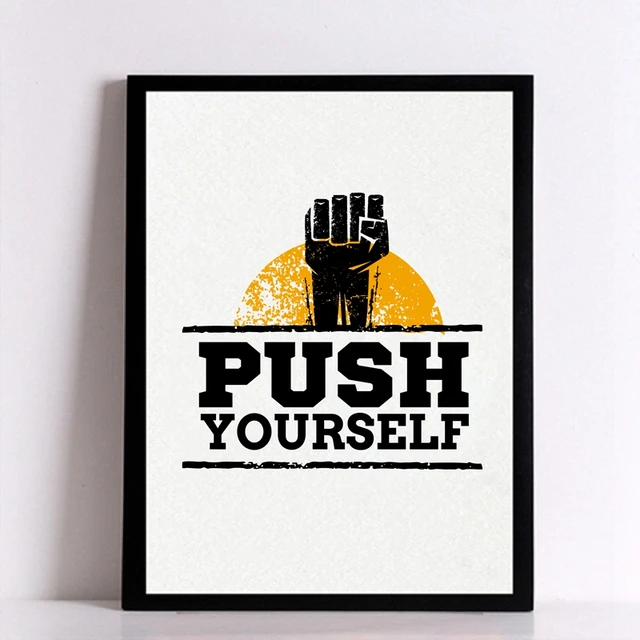 Motivational Workout Themed Wall Art