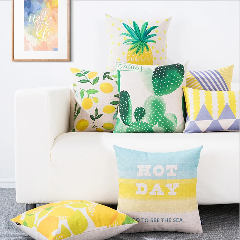 النباتات المائية الخضراء الأناناس سوان هندسي الكتان وسادة غطاء وسادة غطاء وسادة سيارة مكتب ديكور المنزل سائد أريكة النباتات المائية الخضراء الأناناس سوان هندسي الكتان وسادة غطاء وسادة غطاء وسادة سيارة مكتب ديكور المنزل سائد أريكة