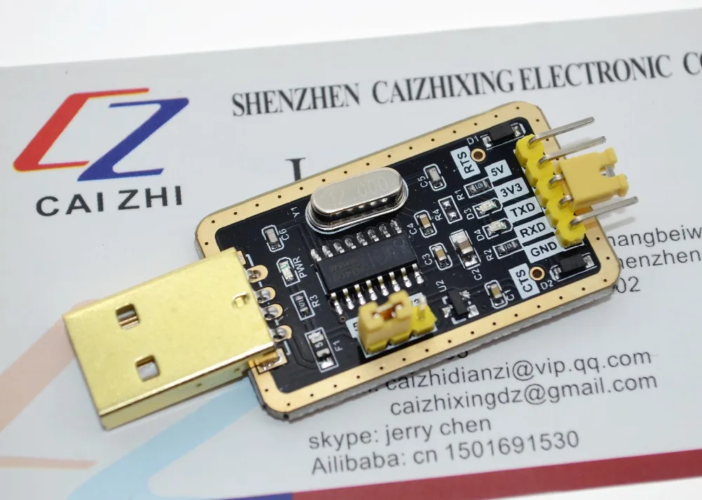 

CH340 module instead of PL2303 , CH340G RS232 to TTL module upgrade USB to serial port in nine Brush small plates