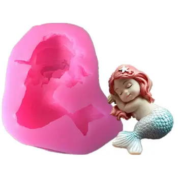 

3D Sleeping Cute Baby Silicone Mold Fondant Mould chocolate molds for Decorating Cakes, chocolate