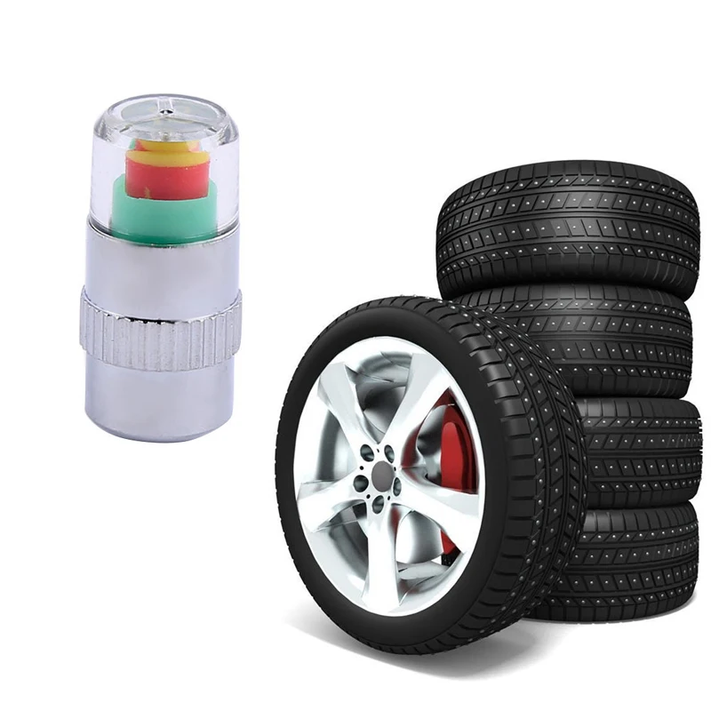 Auto 4 pc. 2.0Bar 30PSI tire pressure monitor valve stem Caps Sensor