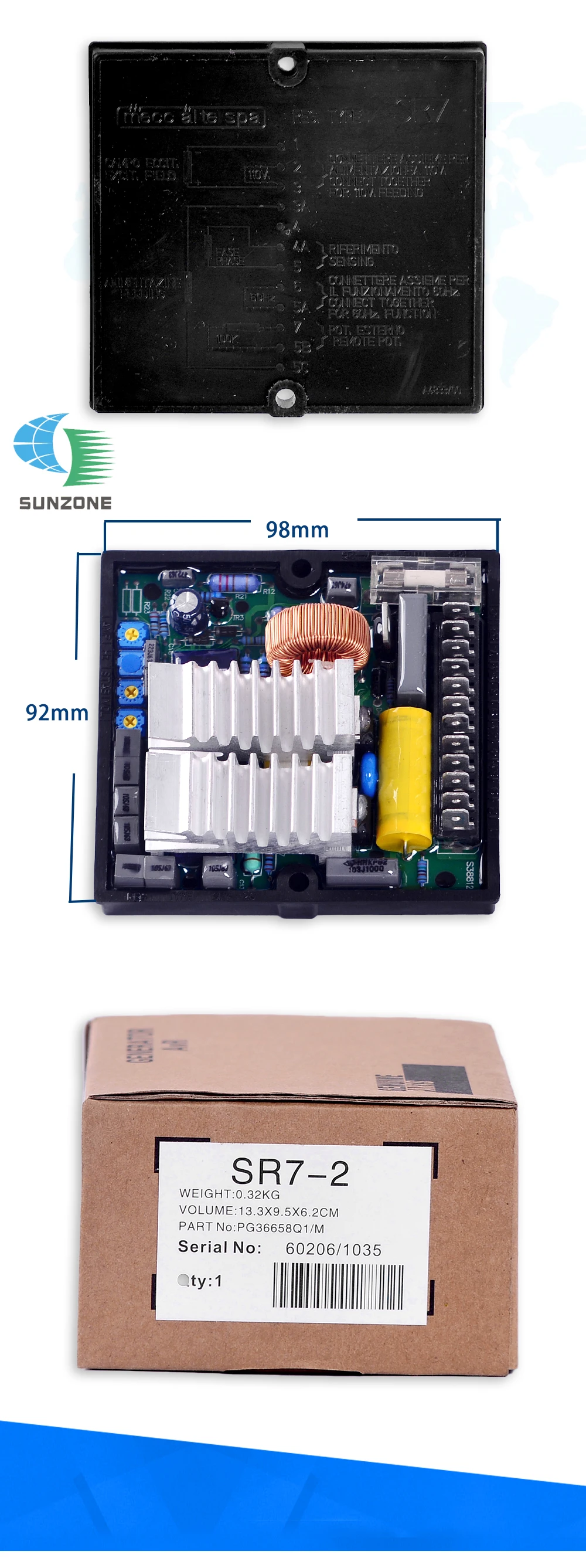 AVR Para Mecc Alte SR7-2G SR7-2