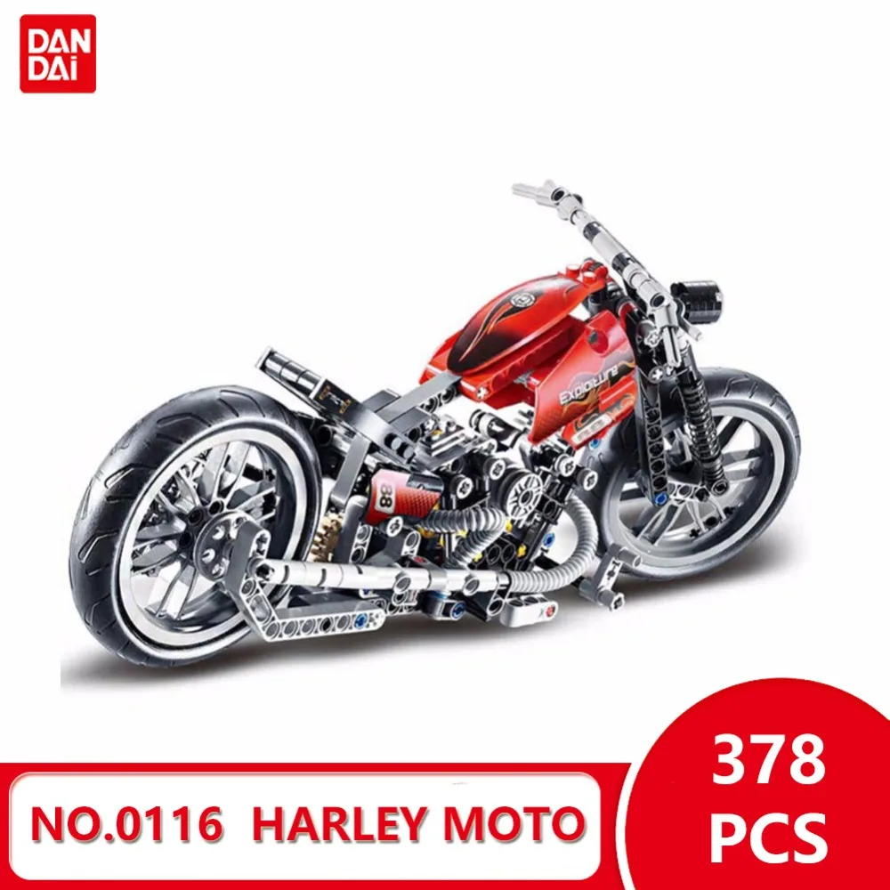 

HOT Legoingly Bricks Building Blocks Technic Motorcycle Harley Moto Educational DIY Toys compatible with Legoes kids gift GK30