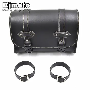 

Universal Motorcycle Saddle Bags PU Leather Motorbike Side bag motocross Tool Pouch Bag For Harley Davidson Storage bag