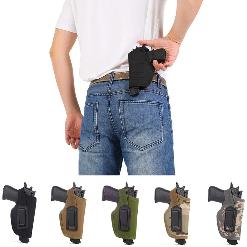 Охотничьи аксессуары сумки тактический пистолет скрытый ремень кобура для всех компактных некомпактных пистолетов кобура