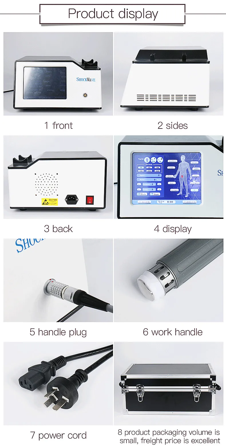 Портативный Gainswave Shockwave низкой интенсивности Shockwave терапия для эрекционной дисфункции и физики для тела боли Relif ED