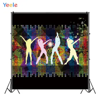 

Yeele Dancer Disco Ballroom Wallpapers Of Birthday Party Young Photography Backdrops Photographic Backgrounds For Photo Studio