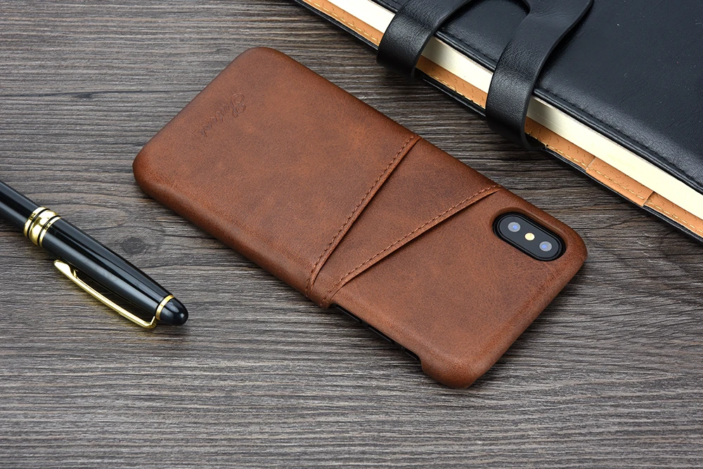 iphone case with card holder KEYSION Ốp Lưng Điện Thoại Cho iPhone X Bao Da Ví Cầm Tay Cao Cấp Khe Cắm Thẻ Lưng Capa Cho iPhone X Trường Hợp Fundas Cho iPhone 10 gucci phone case