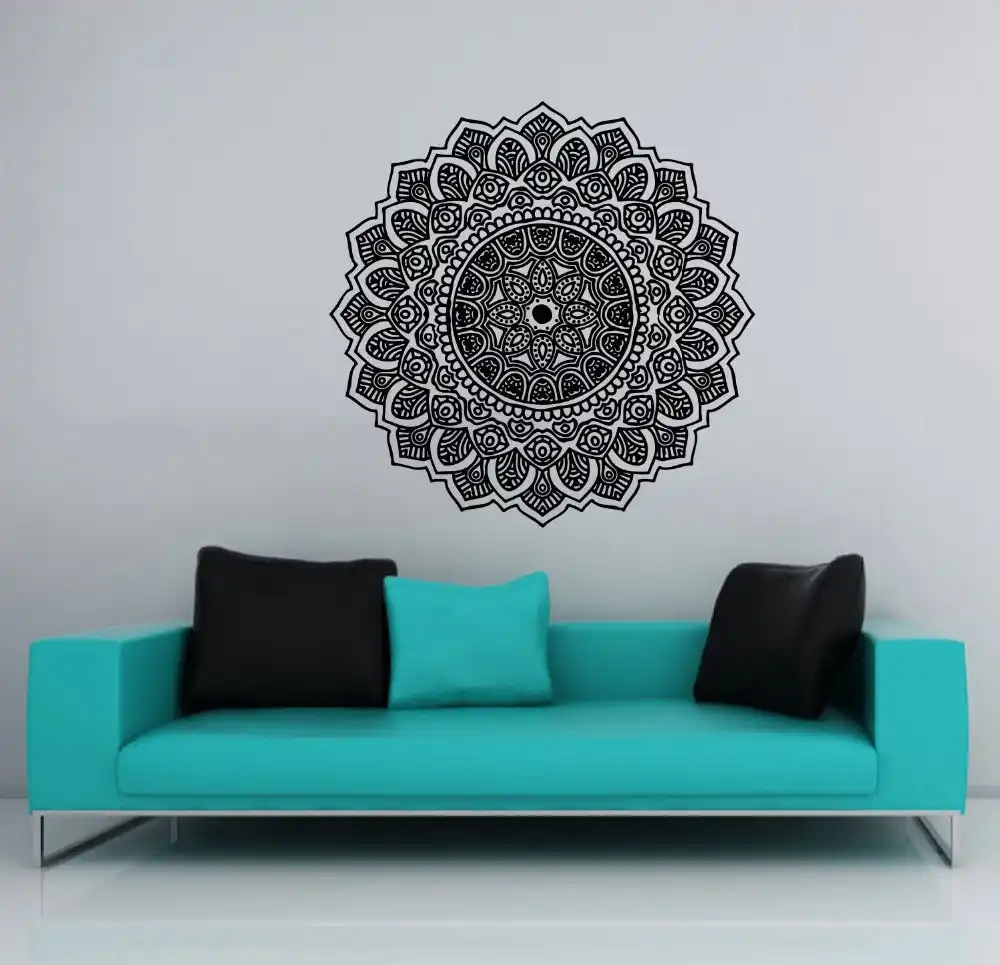 Pinturas Murais Gran Mandala Calcomania De Vinilo Para Pared