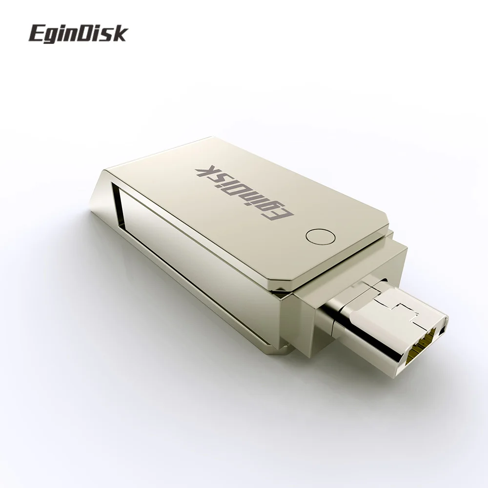 EginDisk диск на ключе подарок Otg USB флеш накопитель для телефона металлический