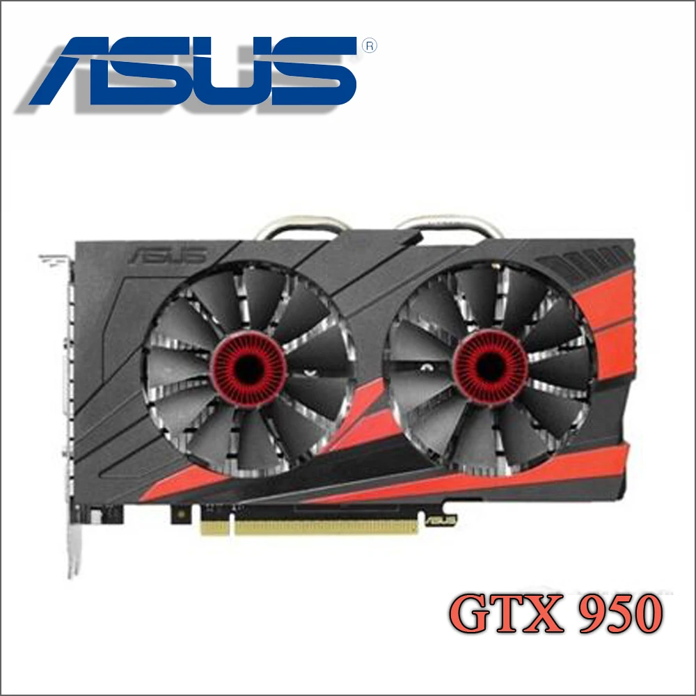 

original used ASUS PC Graphics Card Original GTX 950 2GB 128Bit GDDR5 Video Cards for nVIDIA VGA Cards Geforce GTX950 Hdmi Dvi