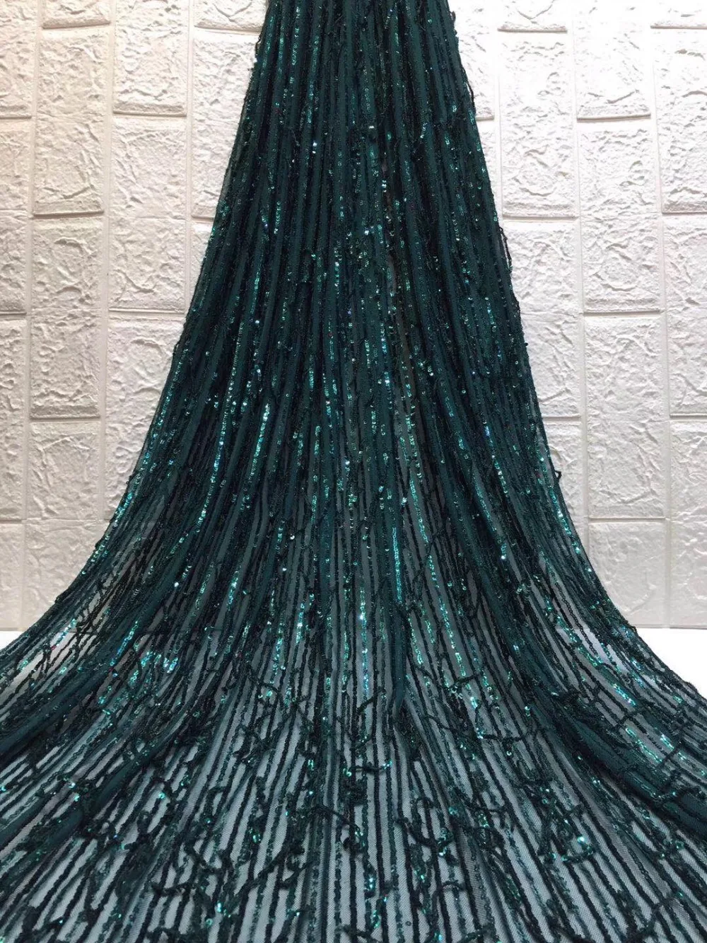 

2019 Latest African French Lace Fabric High Quality African Tulle Lace Fabric For Wedding Nigerian Lace Fabric