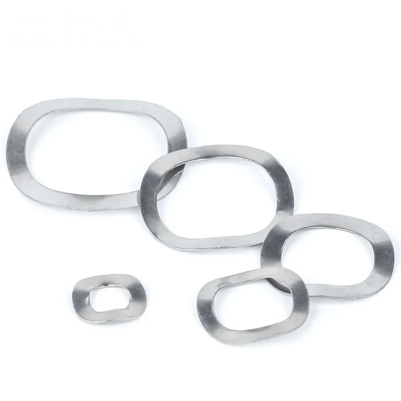 500PCS M14X21X0.3mm 304 Stainless Steel Wave Spring Washer Elastic Gasket Bearing