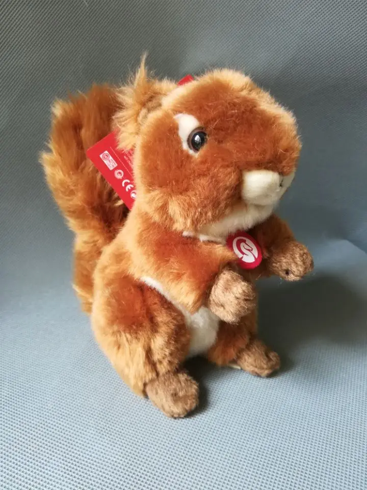 

lovely cartoon squirrel plush toy about 15cm soft doll baby toy birthday gift h0900