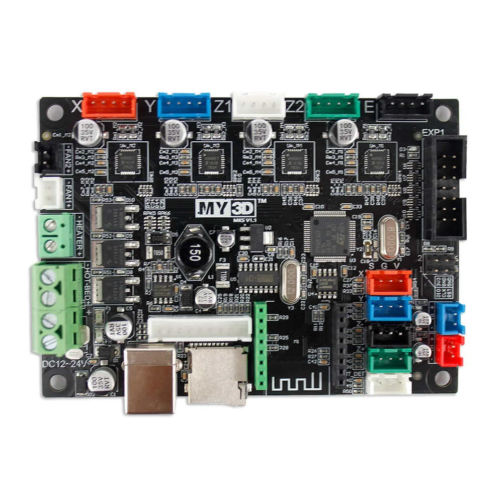 

3d printer Motherboard MSK V1.1 Cross structure Full metal structure 3D printer 2019 new