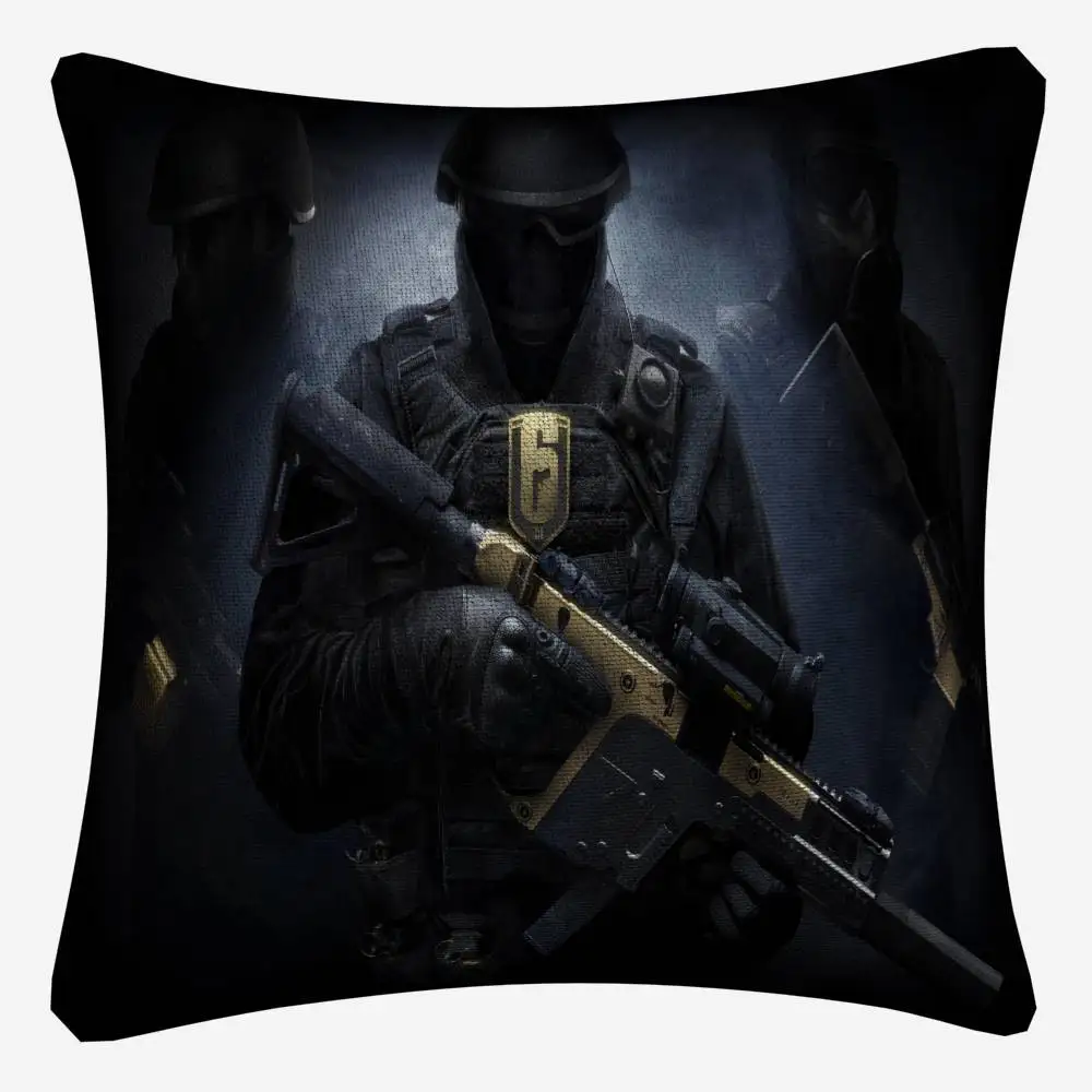 Rainbow Six осада Tom Clancy's игры декоративные подушки Постельное белье диван кресло 45x45 см подушка чехол домашнего декора Almofada - Цвет: 9