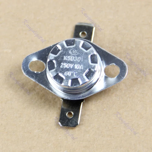 

250V 10A KSD301 40 C Normal Close NC Temperature Controlled Switch Thermostat-Y103