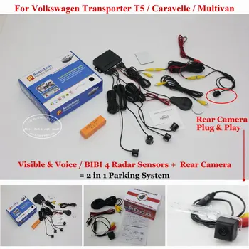 

For Volkswagen VW Transporter T5 Caravell Multivan Car Parking Sensors Sensor Reverse Rearview Auto Alarm Camera System