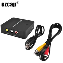 Ezcap272 AV захват аналого-цифровой видео рекордер коробка конвертер с аудио видео вход AV HDMI выход на MicroSD TF карту