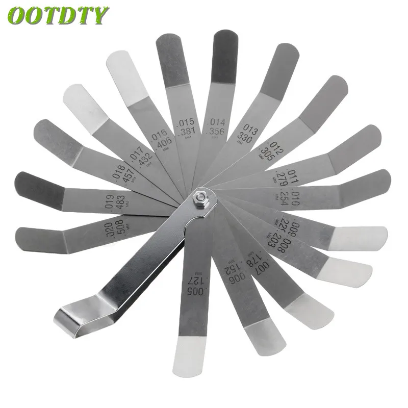 

NEW High Strength Metric 0.020 - 0.019mm Valve Offset Feeler Gauge 16 Blade