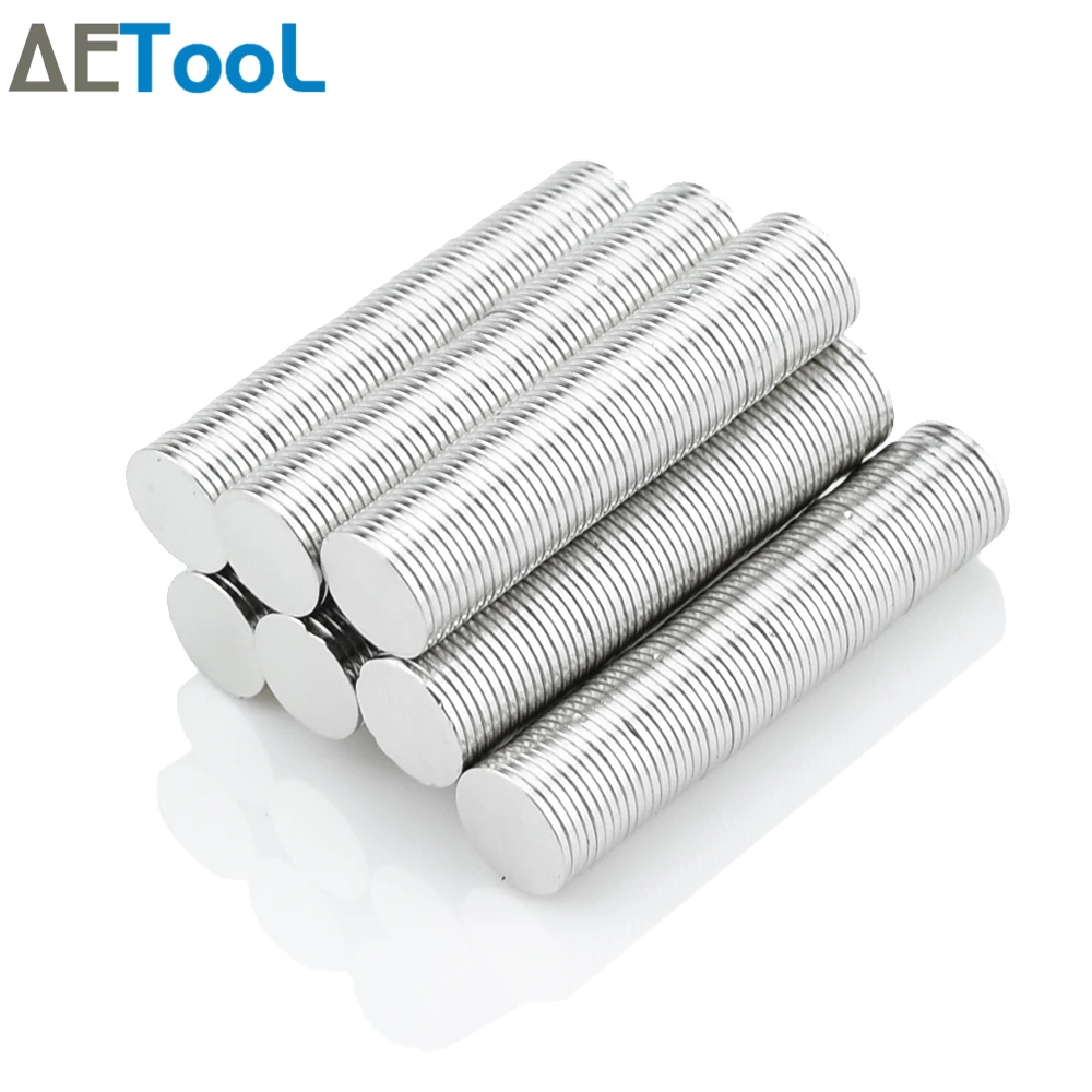 

AETool 10Pcs Mini N52 Magnet 3x1 5x3 8x2 10x1 10x2 12x1 12x2 15x1 mm Neodymium Magnet NdFeB Super Strong Powerful Magnets