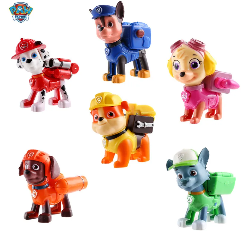Paw Patrol Dog Аниме Фигурка щенок игрушка фигурка модель Patrulla Canina игрушки для детей