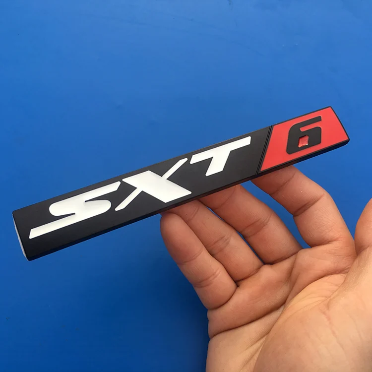 1 шт. 3D металлический SRT6 SXT6 SRT8 SXT8 Задняя эмблема на багажник наклейки для автомобиля Наклейка для DODGE JEEP