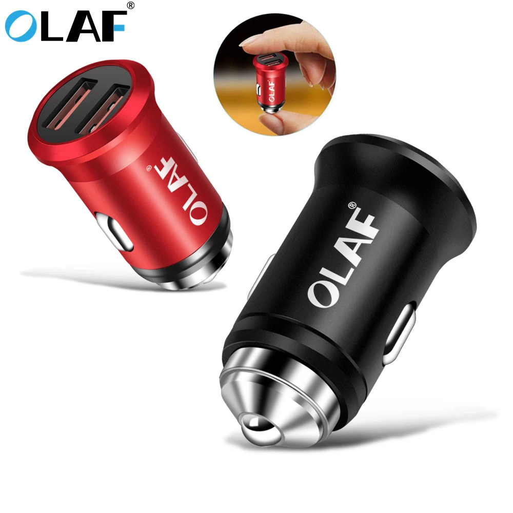 أولاف البسيطة USB شاحن سيارة للهاتف المحمول اللوحي 2.4A سريع شاحن سيارة-شاحن المزدوج USB شاحن سيارة ل الهاتف محول في سيارة أولاف البسيطة USB شاحن سيارة للهاتف المحمول اللوحي 2.4A سريع شاحن سيارة-شاحن المزدوج USB شاحن سيارة ل الهاتف محول في سيارة
