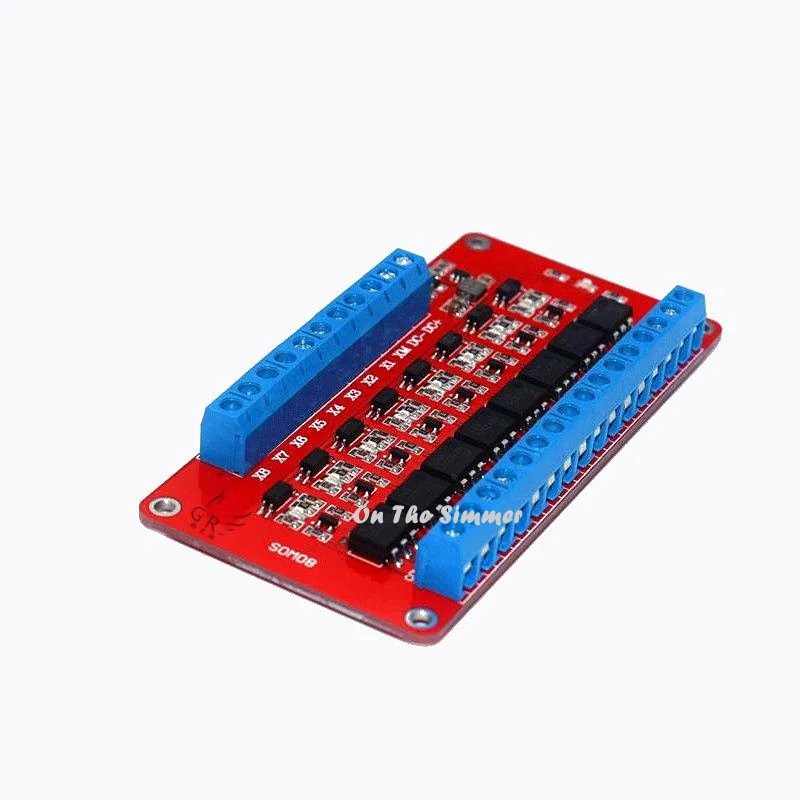 

SOM08/ optocoupler solid state relay module /8 solid state relay module /3A/ high and low level trigger