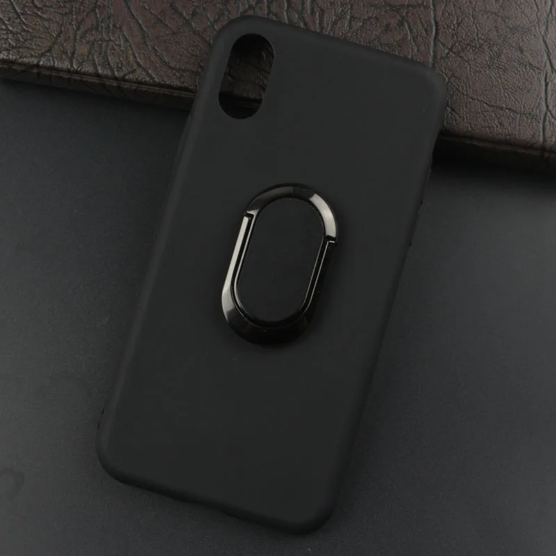 Магнитный автомобильный держатель для телефона чехол для Meizu M3 мини M3S M5 M5S M6 M6S M8 примечание 15 Lite 16 плюс X8 6T U10 U20 чехол для телефона с кольцевым - Цвет: MagneticCar Black