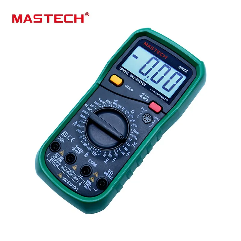 Цифровой Мультиметр MASTECH MY64 переменный/постоянный ток DMM измеритель емкости