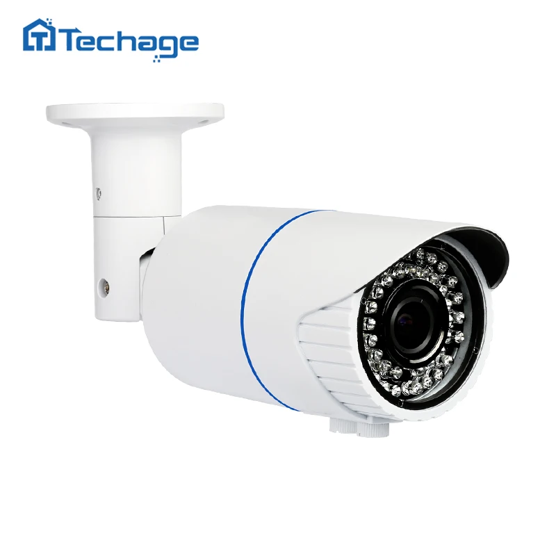 Techage H.265 4.0MP HD ip камера безопасности POE для внутреннего использования ИК Onvif P2P 2 8 12
