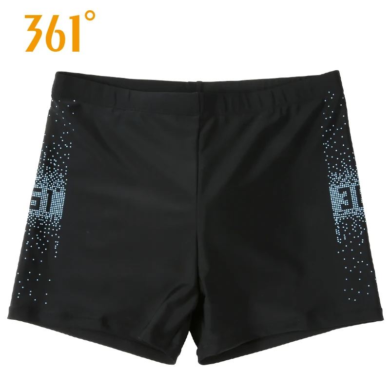 

361 Men Swimwear with Pad M-3XL Plus Size Boxer Swimming Trunks 2018 Blue Black Swim Trunks Boys Swim Suit Male Swim Shorts Pant