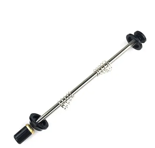 black 74mm MTB BikeTitanium Шашлык дорожный велосипед Ti Quick Release шашлык Hex M5 100 мм 74 мм 130 мм 135 мм велосипед пролонгированного qr-вертел - Цвет: black 74mm
