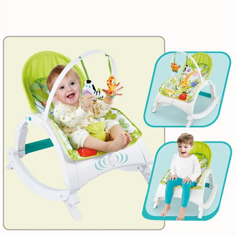 2017 New Baby Coax Sleep Artifact Chairs Baby Shock Poke Rocking Chair Child Light Leisure Seat Hot Sell 06