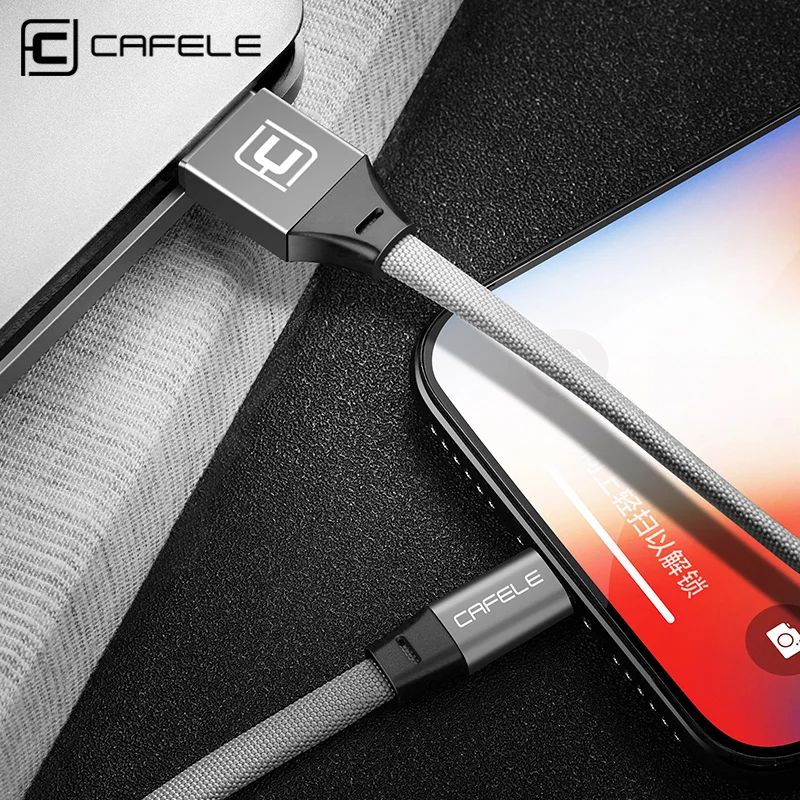  CAFELE USB Kabel für iPhone X Xr Xs Max 8 7 6s 6 Plus 5 5s 5c ipad schnelle lade Daten Sync Kabel l