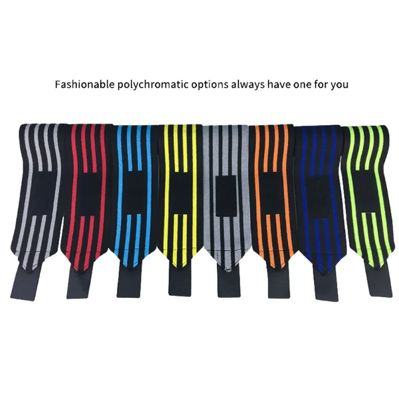 Многоцветный Профессиональный спорт Безопасность высокие эластичные Изменяемая повязку на запястье Поддержка нейлон дышащий браслет Single