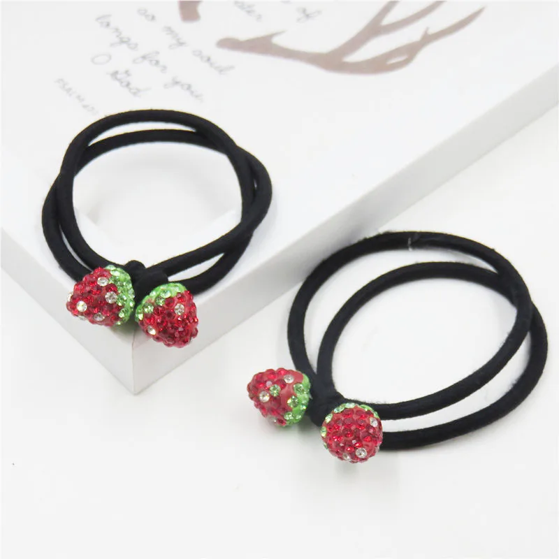 

1PCS Strawberry ball Hair Accessories For Women Headband,Elastic Bands For Hair For Girls,Hair Band Hair Ornaments For Kids 2018