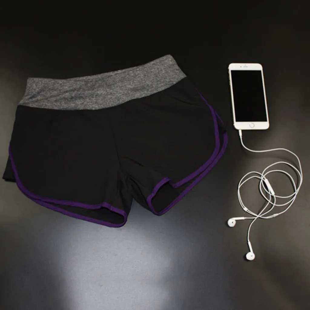 Летние женские спортивные шорты брюки для спортивной тренировки фитнес Йога Леггинсы блузка открытый сексуальные беговые шорты брюки 2019