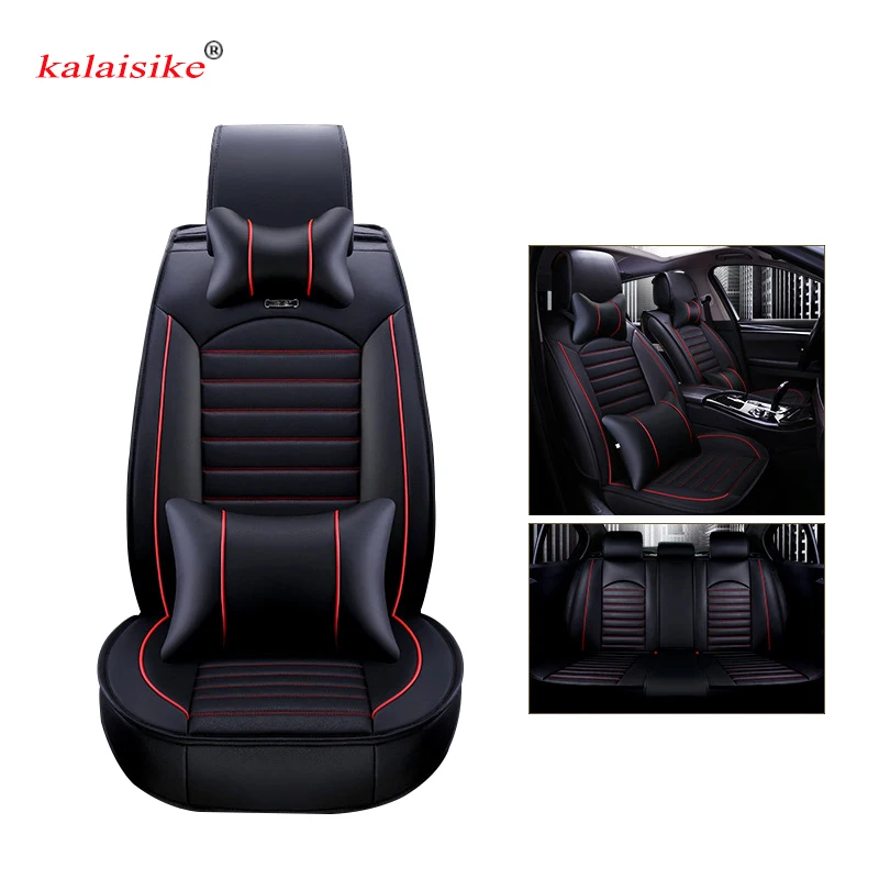 Najtaniej Kalaisike skórzane uniwersalne pokrowce na siedzenia samochodowe dla nissana wszystkie modele qashqai x trail tiida uwaga Murano March Teana auto stylizacja
